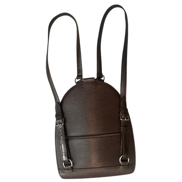Louis Vuitton Mabillon Epi Leather Backpack Moka Dark Brown Vintage Shoulder Bag main image 7